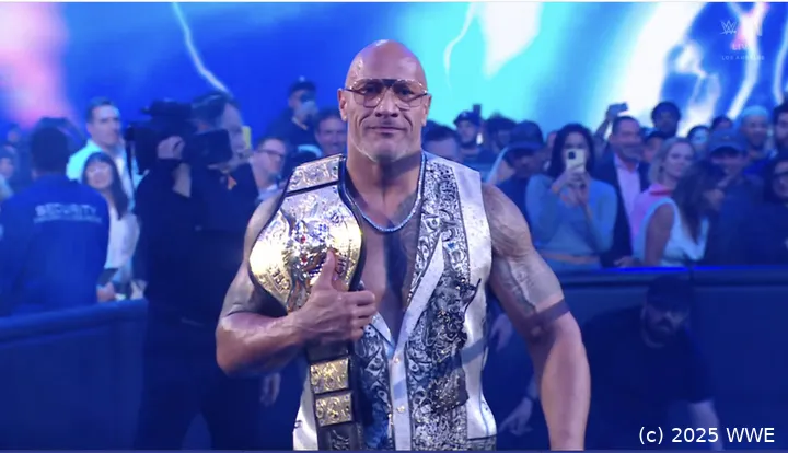wwe raw 060125 the rock