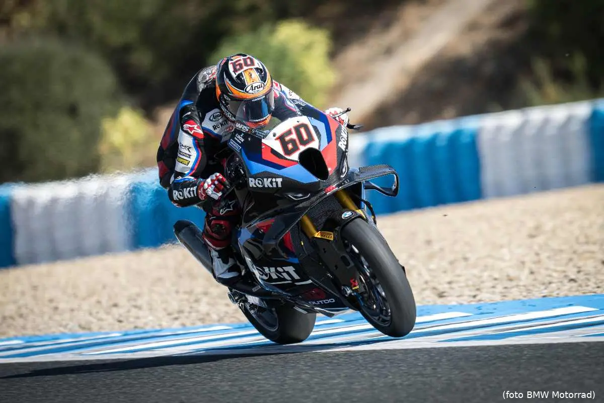 Michael van der Mark BMW Superbike SBK Jerez Test