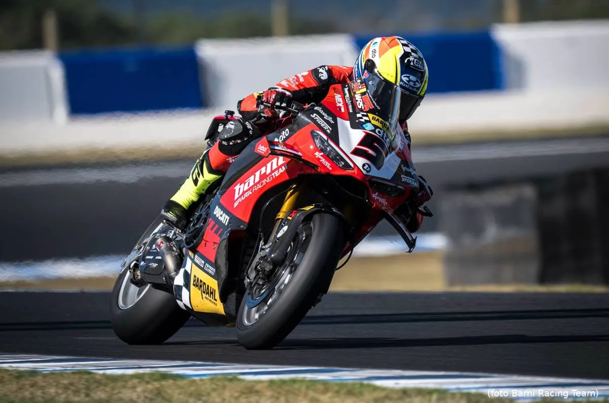 Yari Montella a Phillip Island