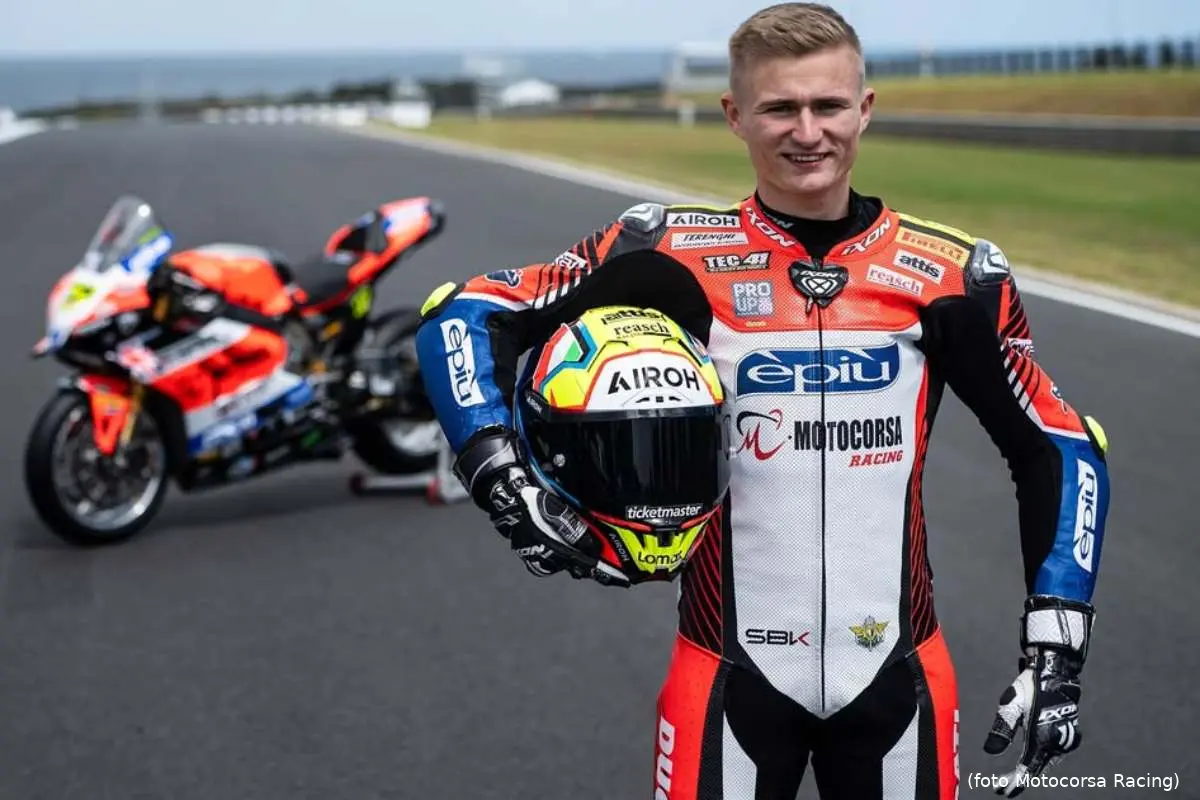 Ryan Vickers Motocorsa Team Superbike
