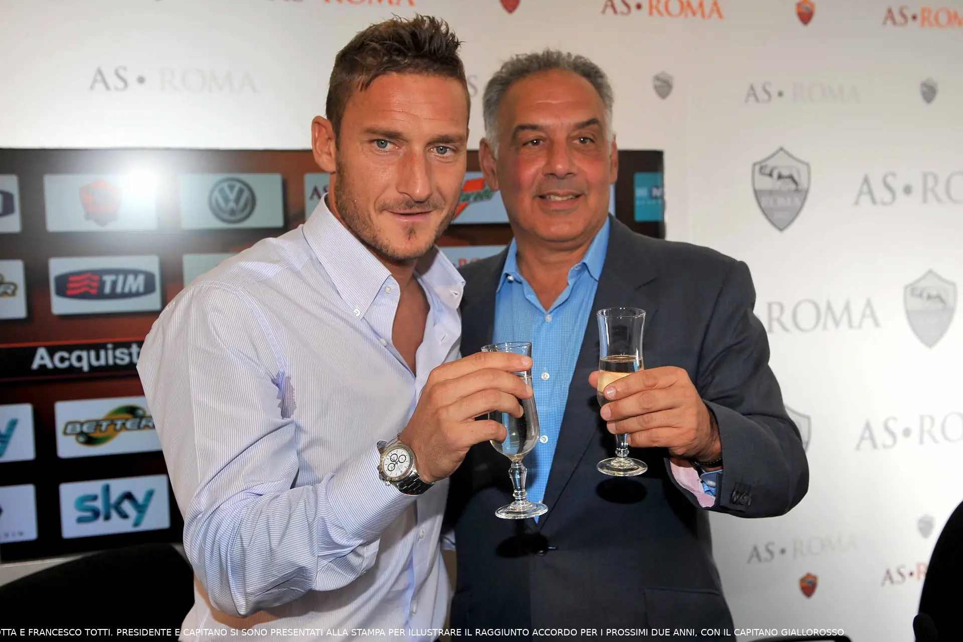 pallotta totti brindisi ok