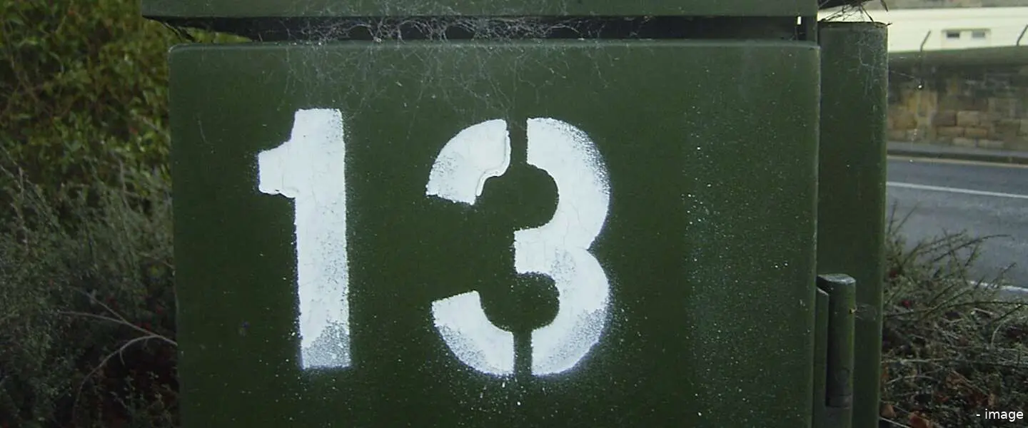 angst voor getal 13