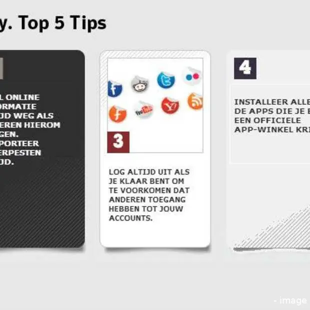 blijf voorzichtig op het internet 10 tip