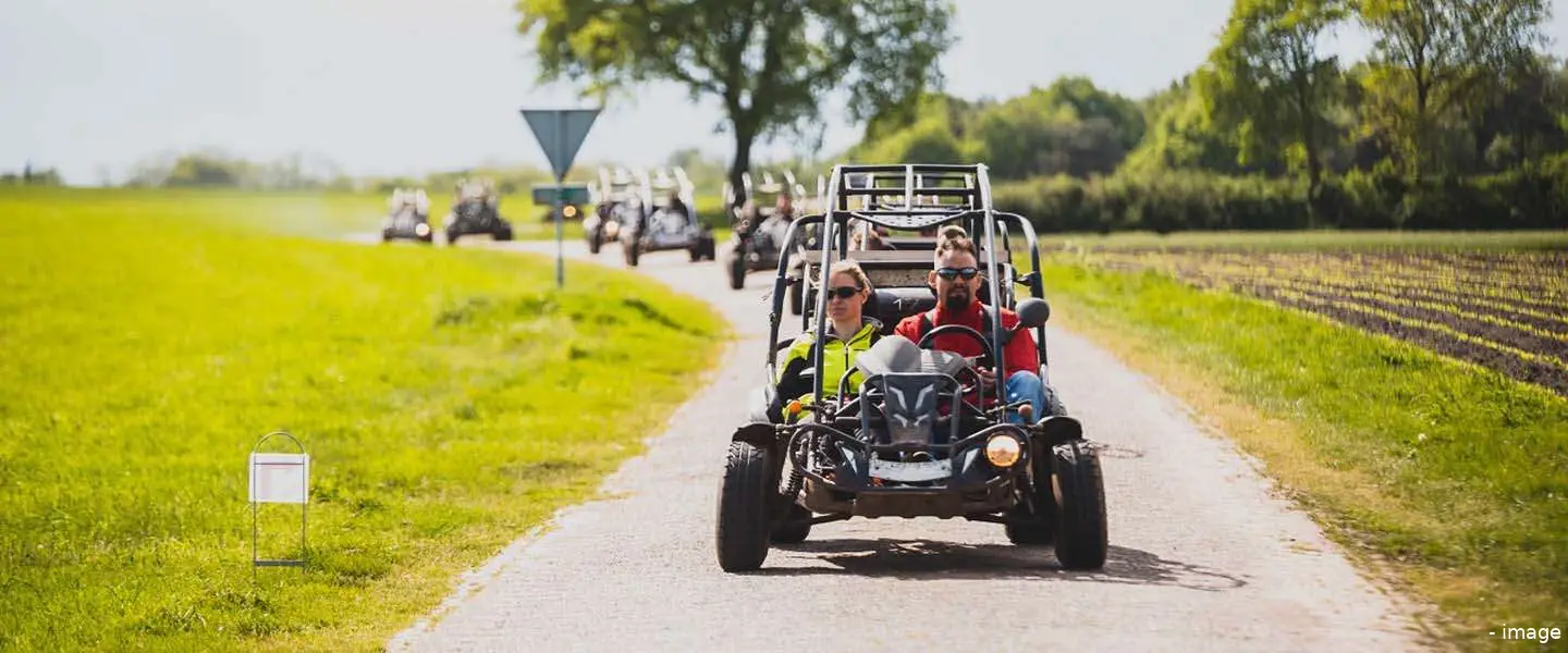 buggy rijden feestje