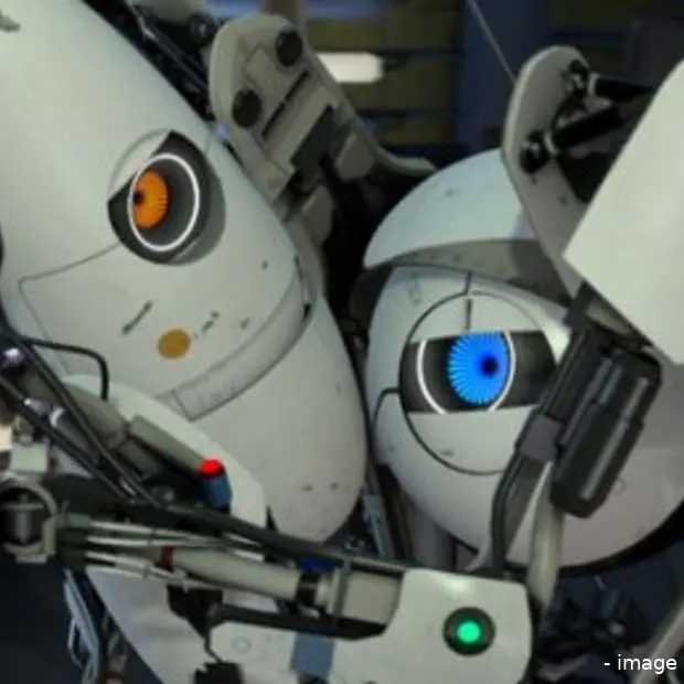 co op domme vrienden en humor bij robots