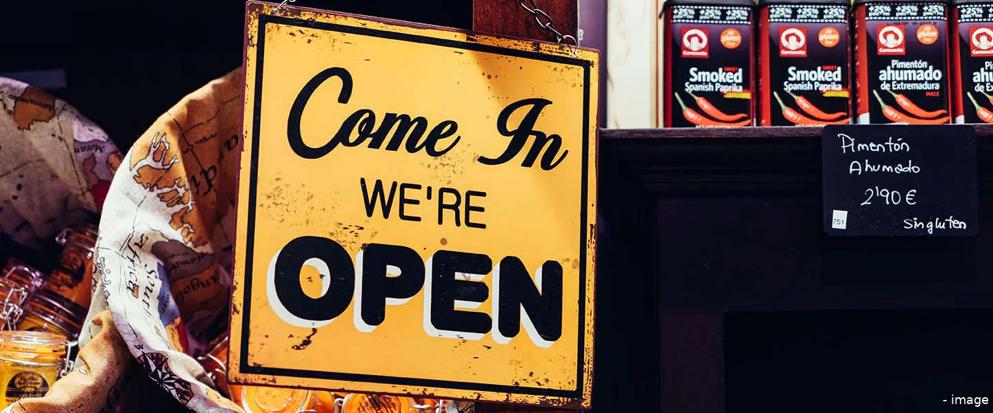 come in were open