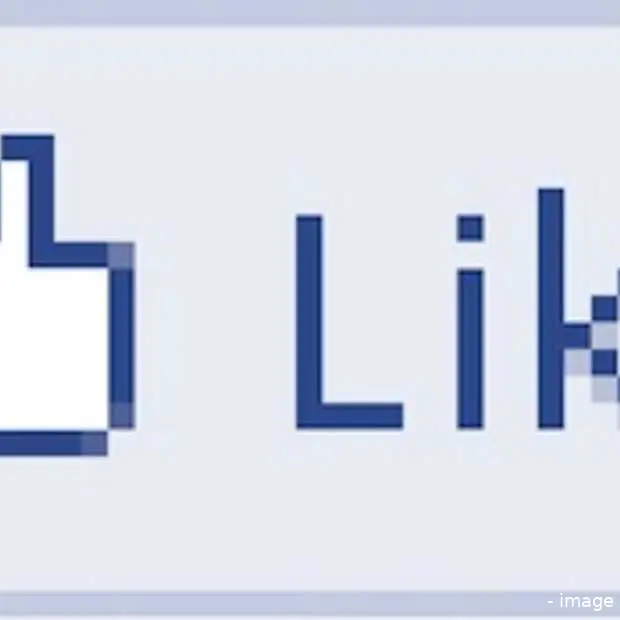 de facebook like button infographic
