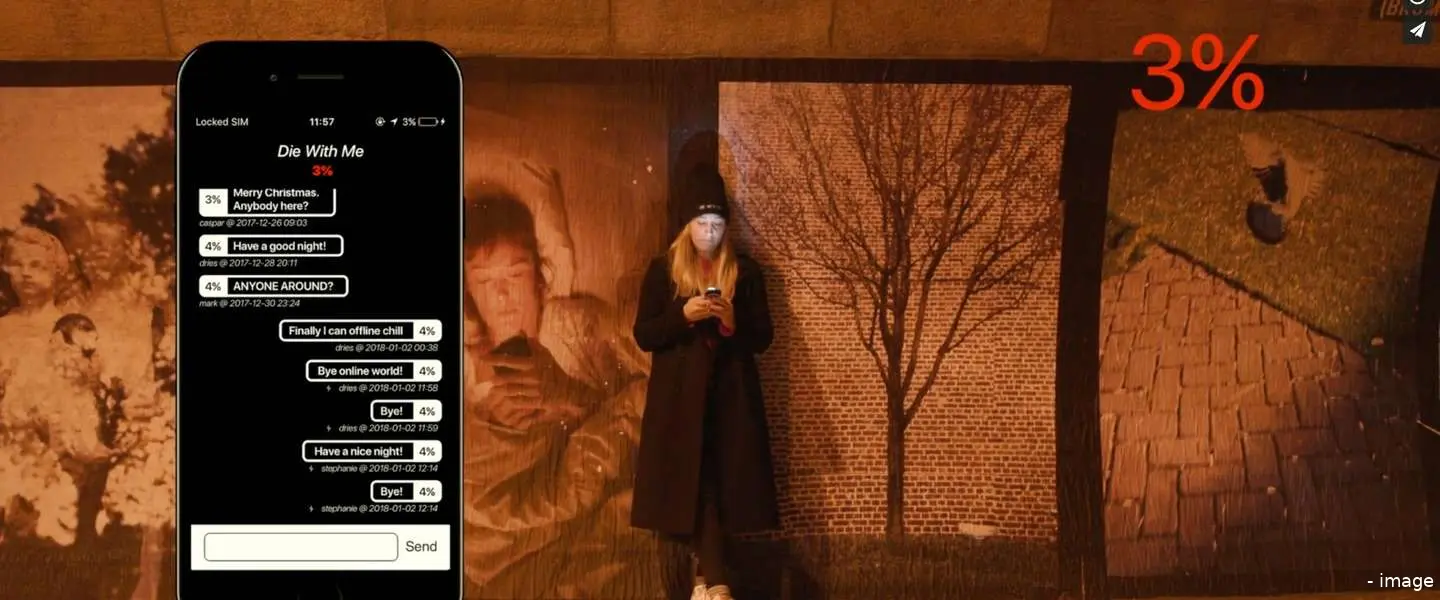 die with me app 5 procent