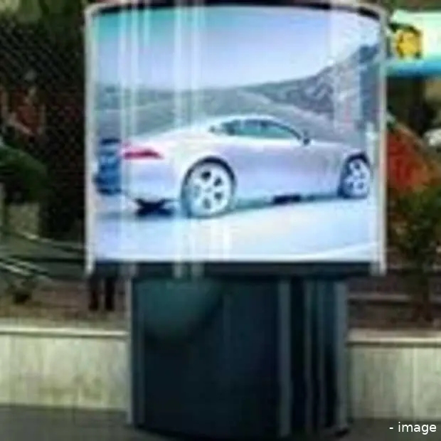 eerste 360 graden beeldscherm