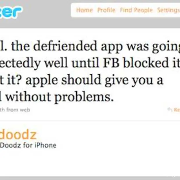 facebook brengt nu ook defriended app om