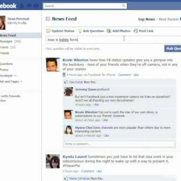 facebook questions rick roll
