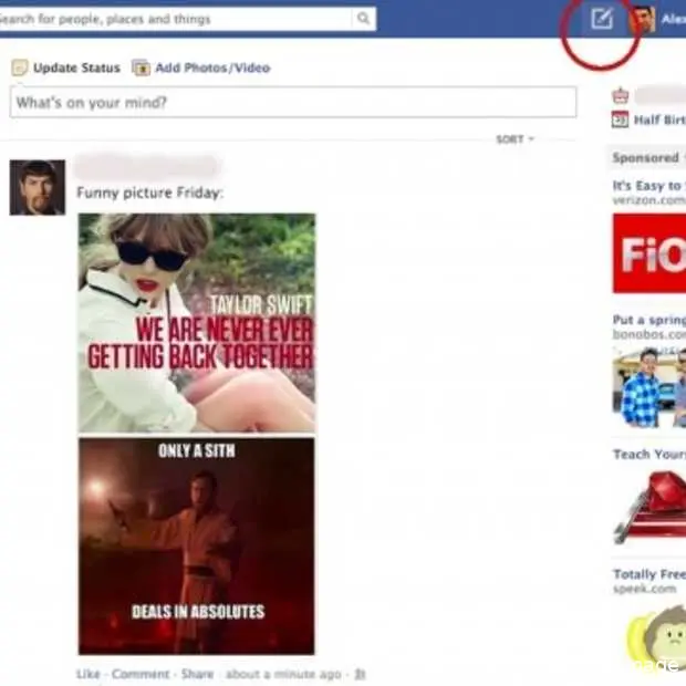facebook test nieuwe knop uit voor statu