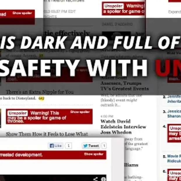 geen spoilers meer in chrome
