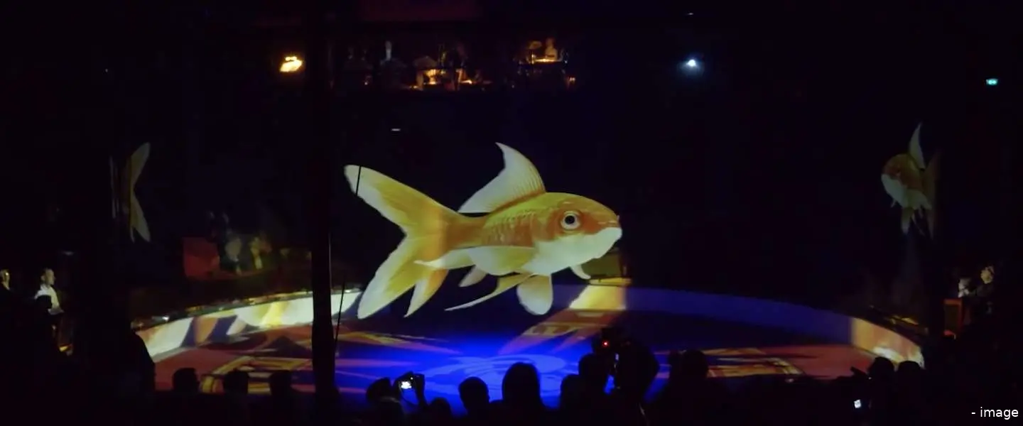 hologram dieren circus