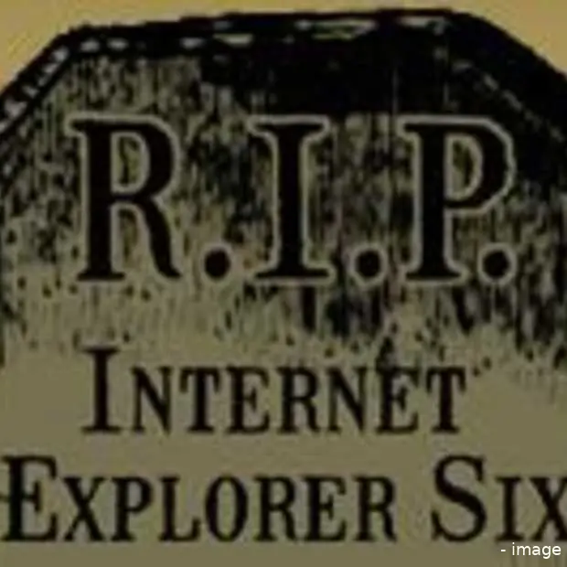 ie6 is niet meer