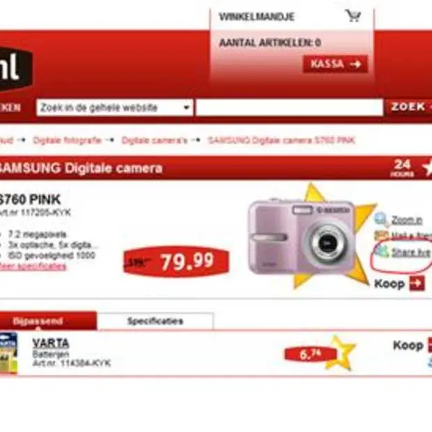 kijkshop biedt interactieve chatfunctie