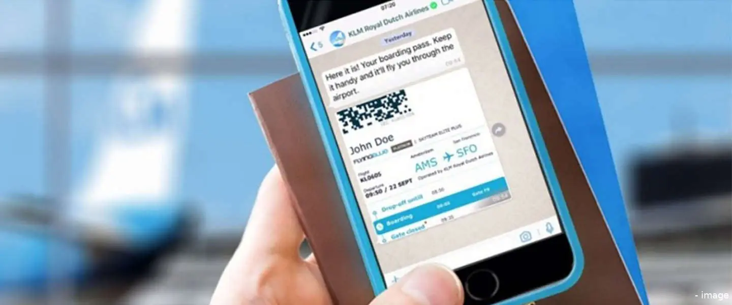 klm verified whatsapp