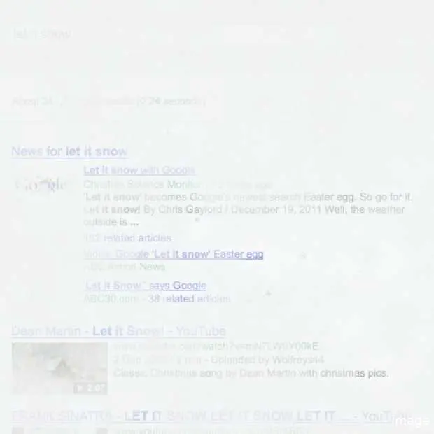 let it snow op google
