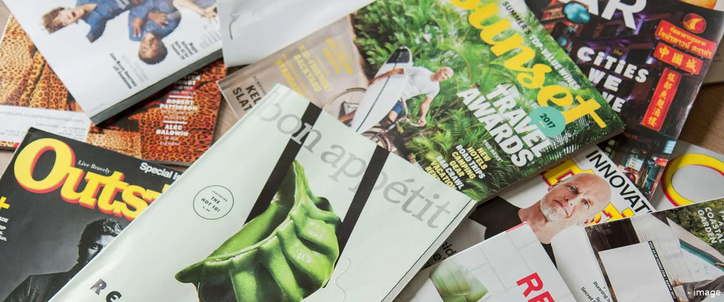 magazines flyers