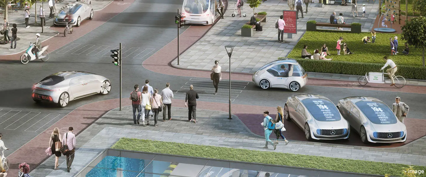 mercedes zelfrijdende taxi 2021 uber