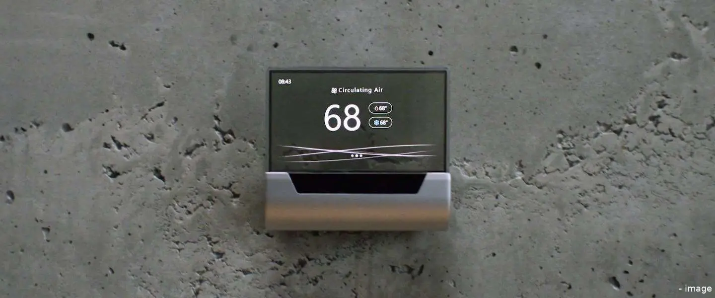 microsoft thermostaat cortana glas