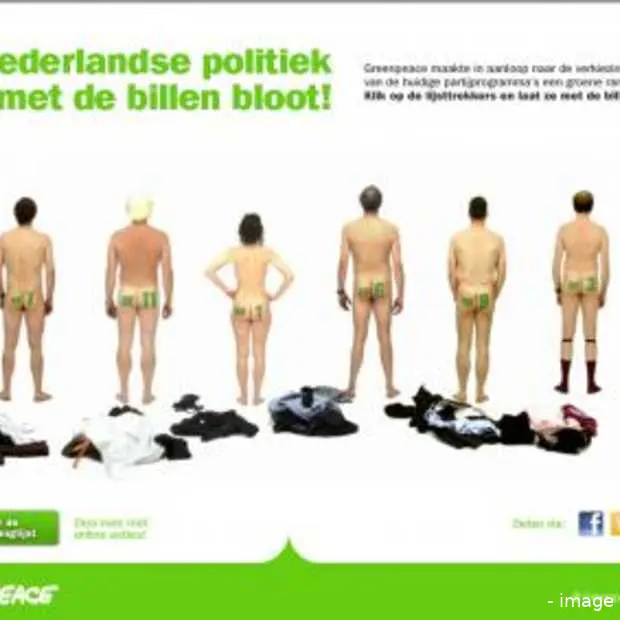 nederlandse politici gaan met de billen