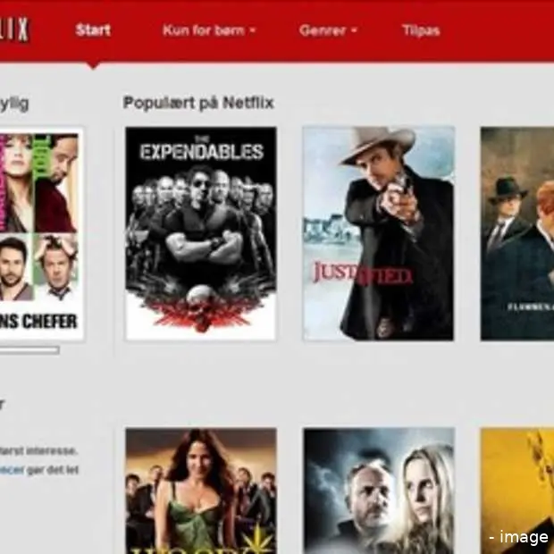 netflix debuteert in denemarken tijdens