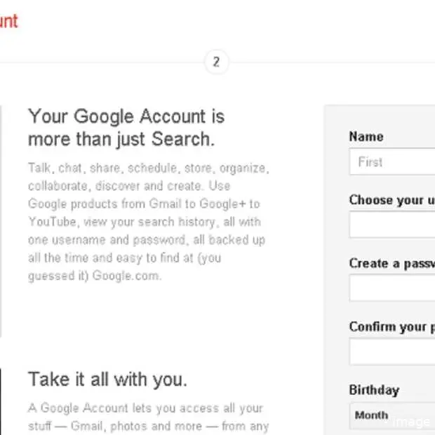 nieuwe google gebruiker krijgt direct go