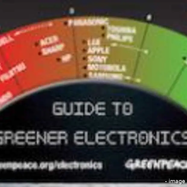 nokia is groenste elektronicabedrijf