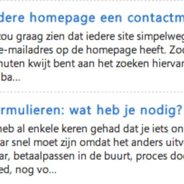 op iedere website moet eigenlijk een tel
