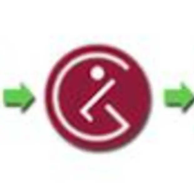 pac man in lg logo
