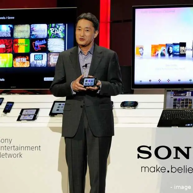 playstation 4 in de lift sony in een dal