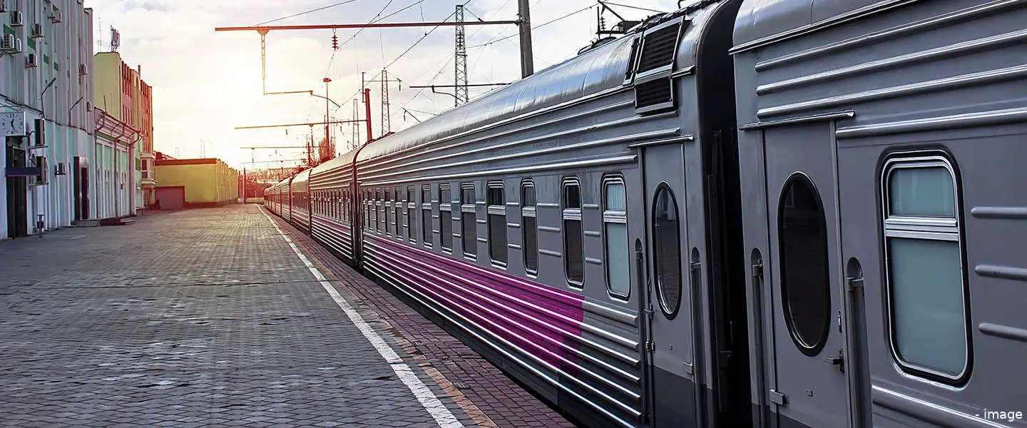 rennen voor de trein