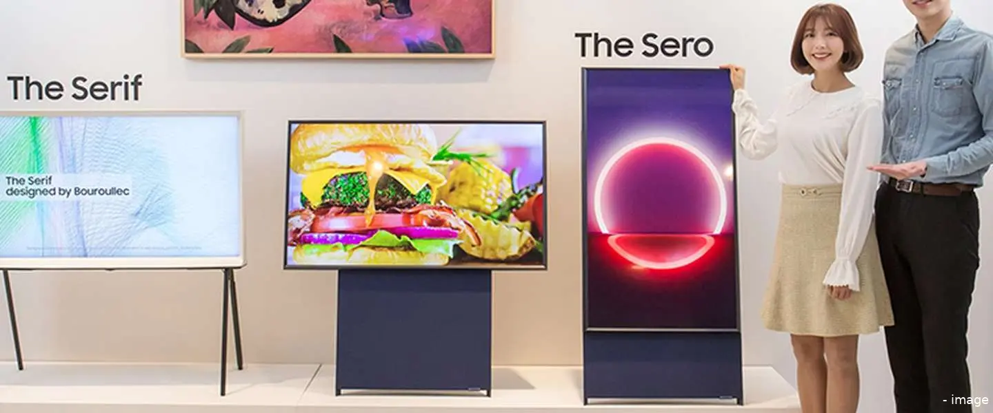 samsung sero verticale tv