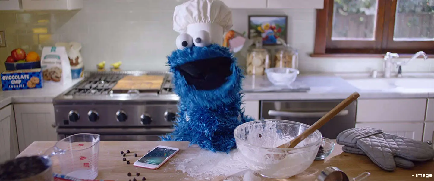 siri cookie monster