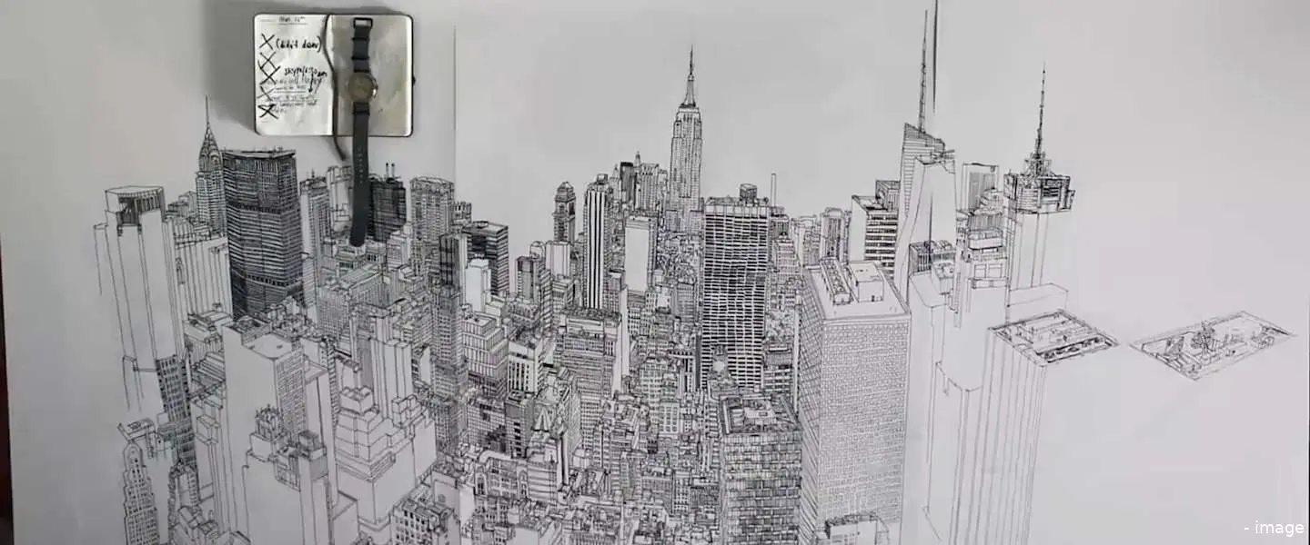 skyline new york schets
