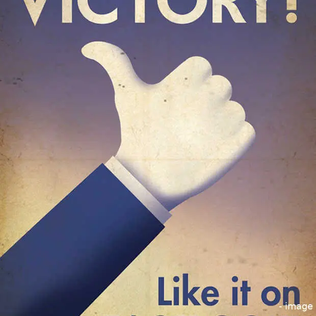 social network propaganda posters