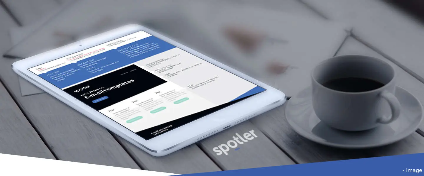 spotler email header