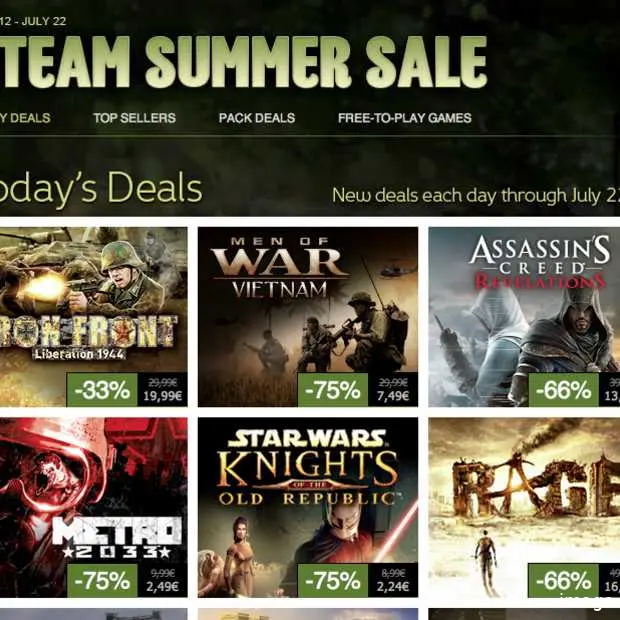 steam sale zorgt weer voor aangeslagen b