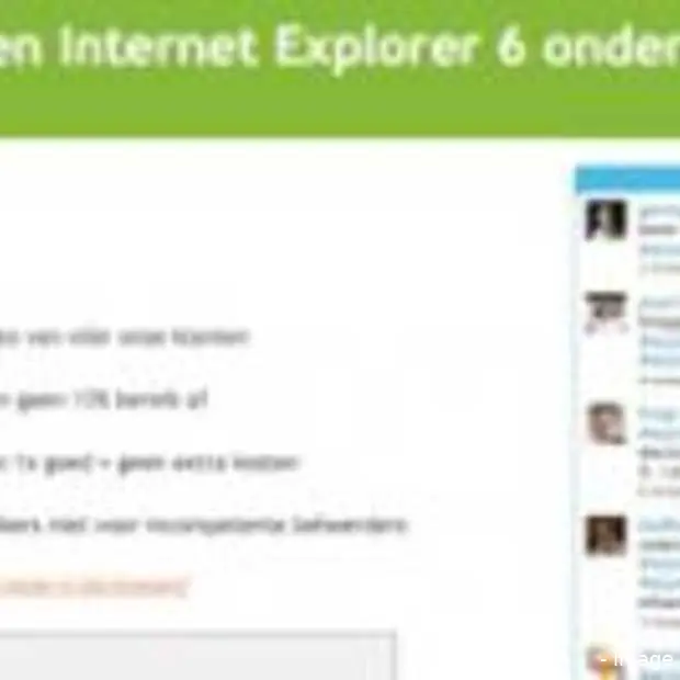 stoppen met internet explorer 6 slecht i