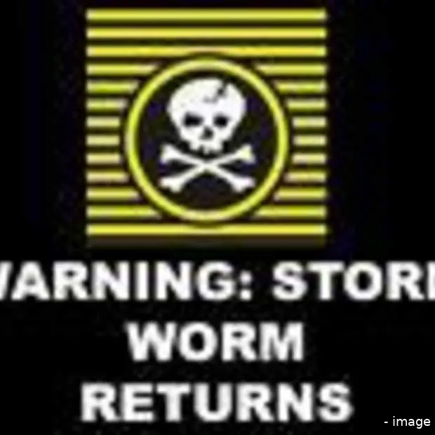 storm worm wordt nog groter