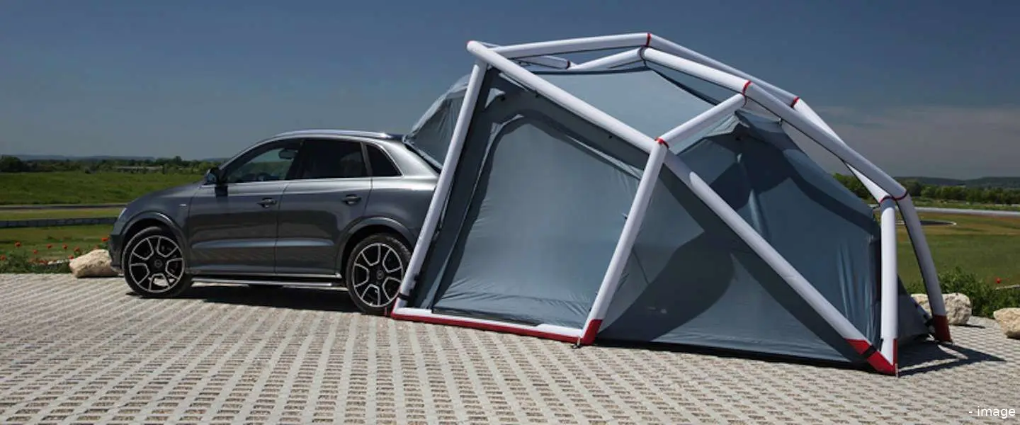 tent uit kofferbak audi