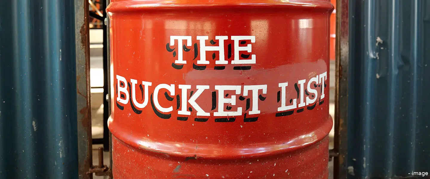 the bucket list
