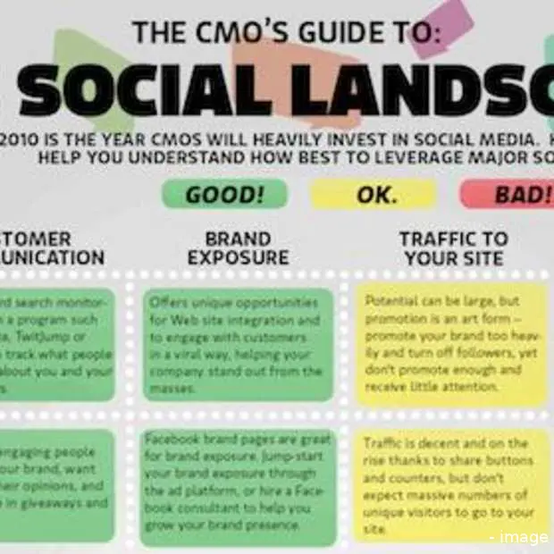 the social media cheatsheet infographic