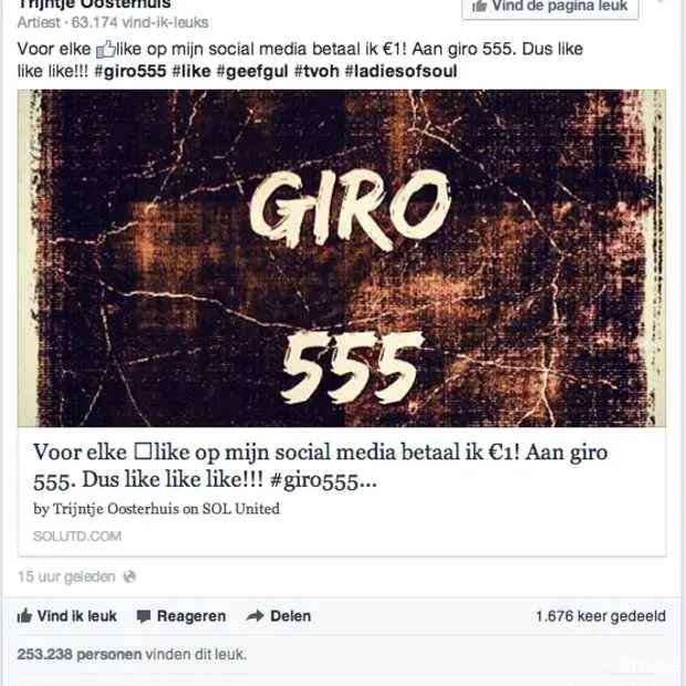 trijntje onderschat de kracht van facebo