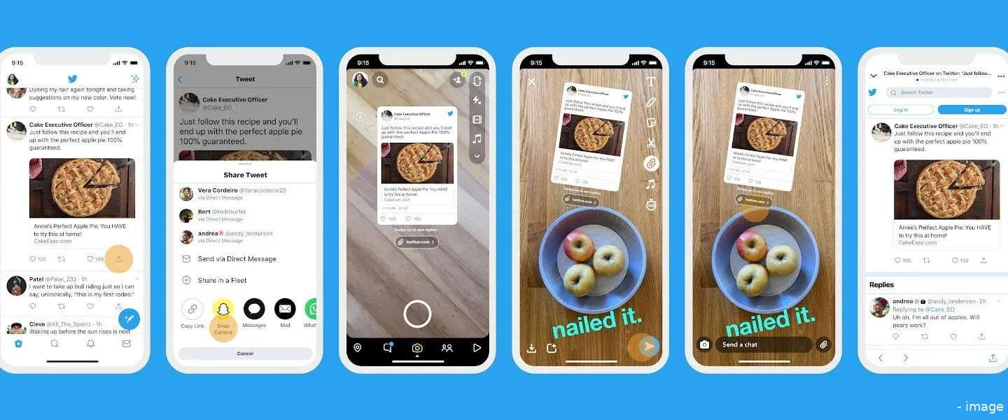 twitter snapchat