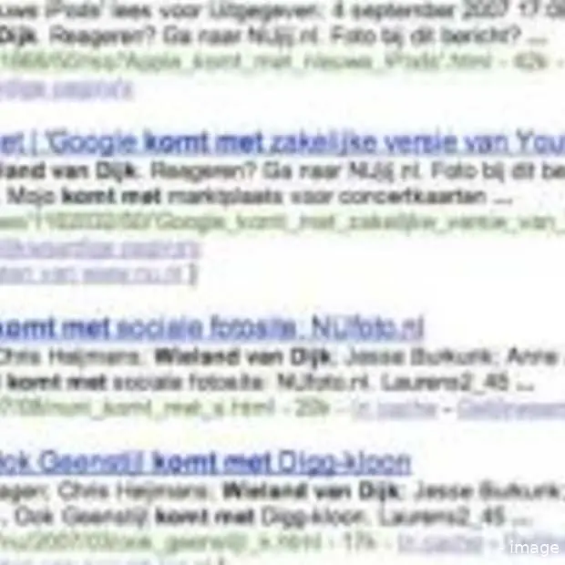wieland van dijk komt met niet erg orgin