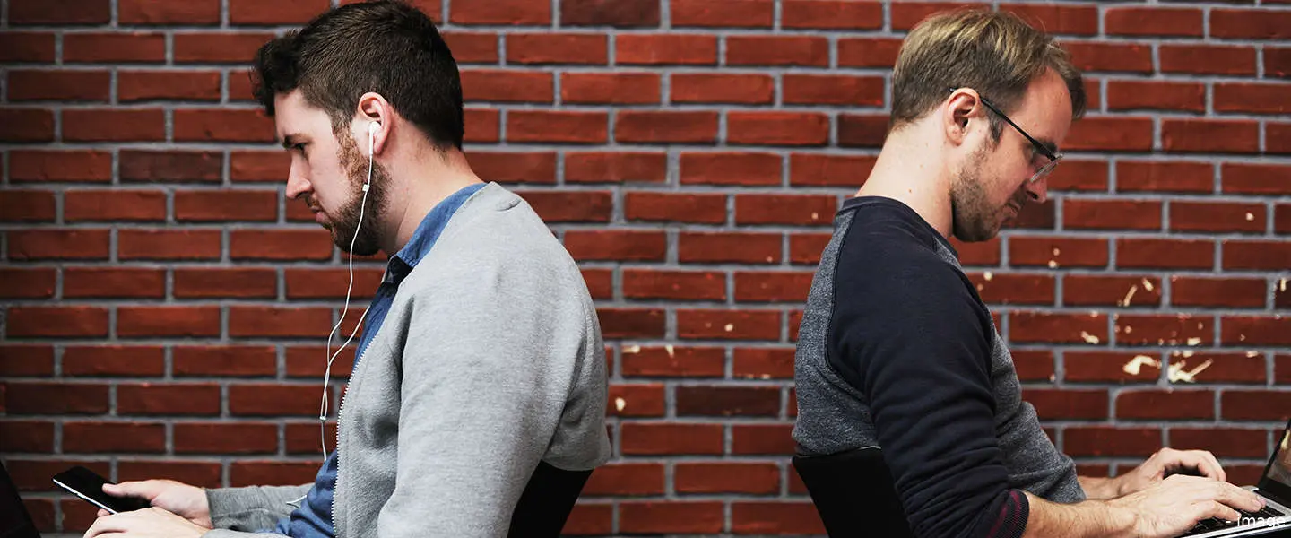 zittend werken