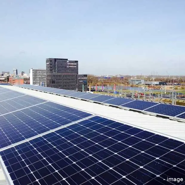 zonnecentrale op dak stadion euroborg wo