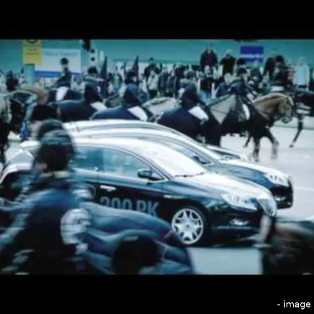 200 horses in amsterdam lancia delta off